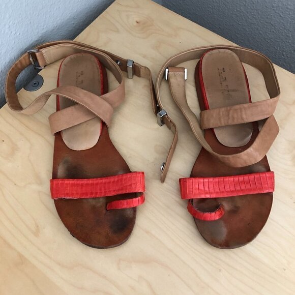 L.A.M.B. Myra Ankle Wrap Sandals - Picture 2 of 9